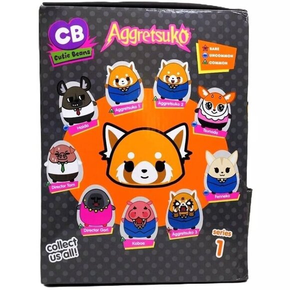 Aggretsuko Cutie Beans Series 1 - Kabae with Clip Case - Picture 5 of 6